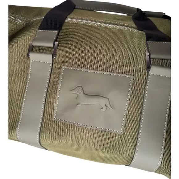 NWOT Harmont & Blaine Green Duffle Bag Removable Strap Shoulder Bag Travel - Picture 2 of 9